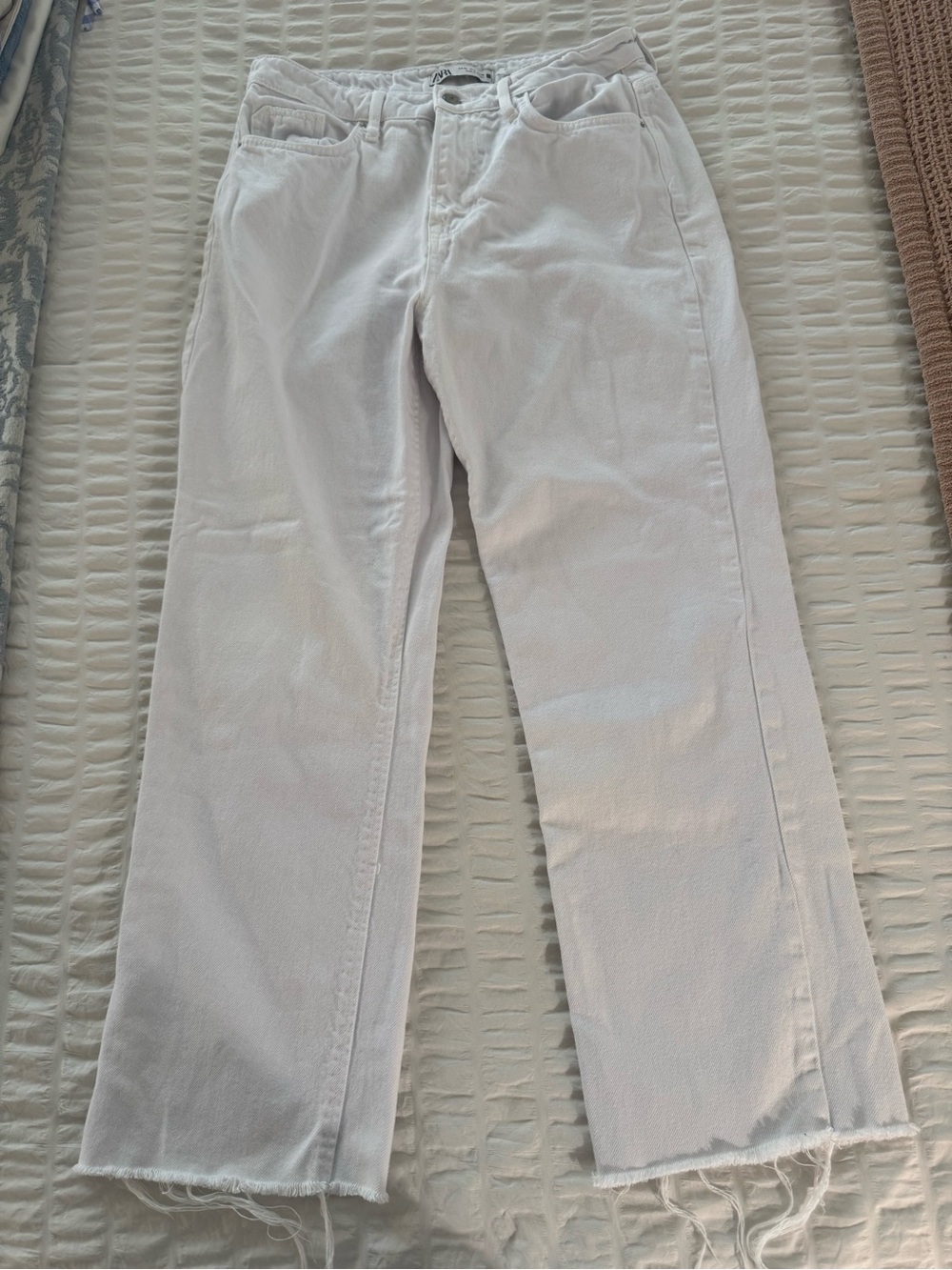 Zara White Jeans